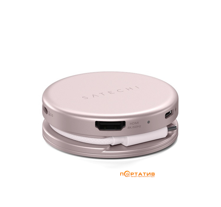 Хаб Satechi OntheGo 5-in-1 USB-C Multiport Blush (ST-POTG5P)