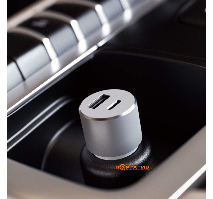 Satechi 72W Type-C PD Car Charger Silver (ST-TCPDCCS)