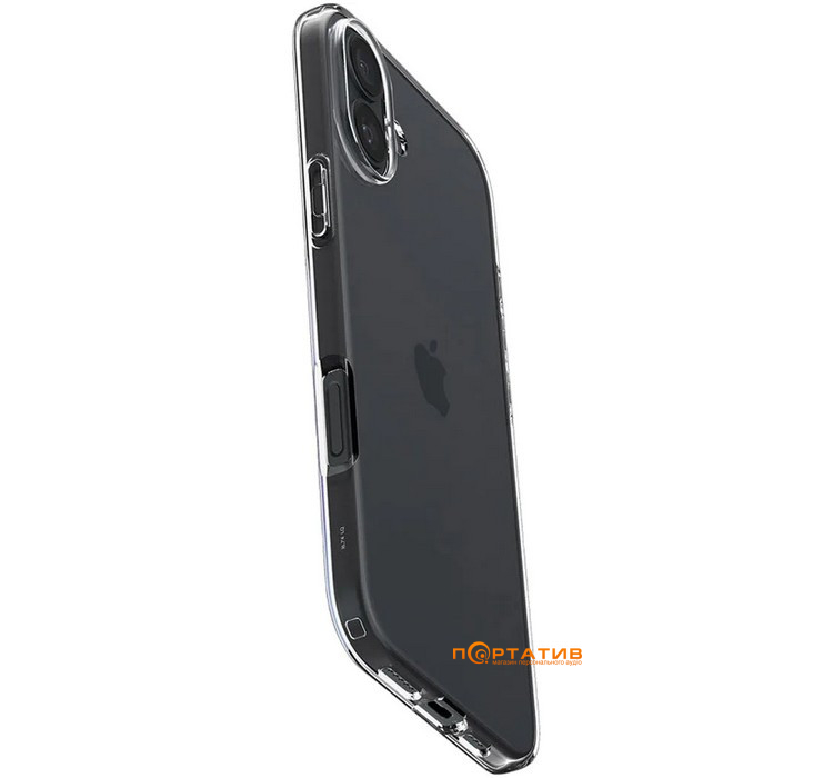 Чохол Spigen для Apple iPhone 16, Liquid Crystal, Crystal Clear (ACS08190)