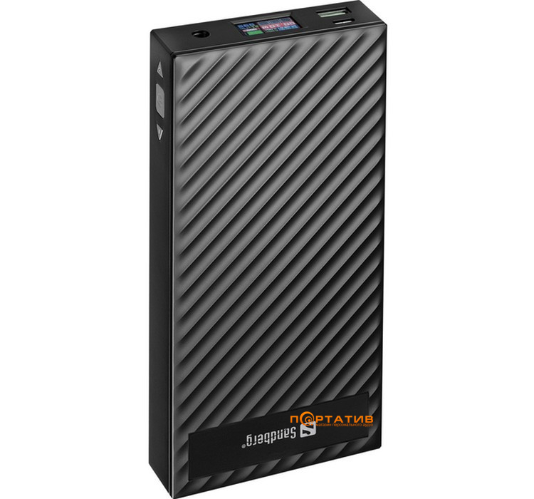 Зовнішній акумулятор  Sandberg 38400mAh 200W Type-C PD, USB, DC 3V-25V, UPS Mode (420-88)