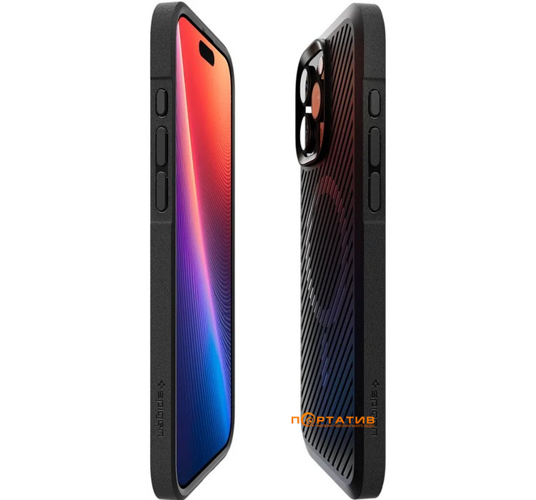 Чехол Spigen для Apple iPhone 16 Pro, Core Armor MagFit, Matte Black (ACS08158)