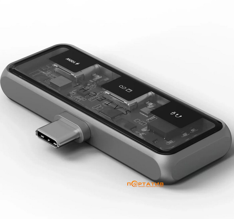 Хаб Satechi Mobile XR Hub with microSD Reader Space Grey (ST-HXRAJM)