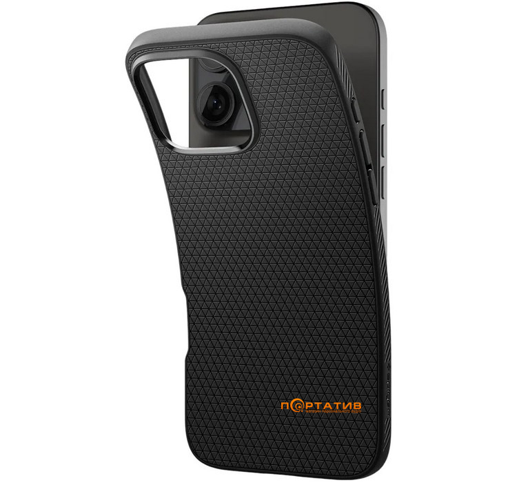 Чехол Spigen для Apple iPhone 16 Pro, Liquid Air, Matte Black (ACS08117)