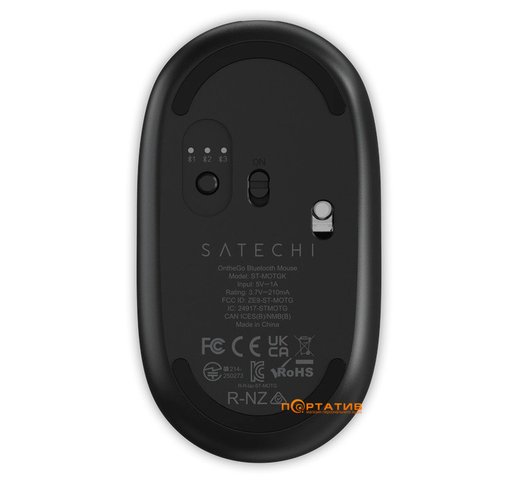 Мышка Satechi OntheGo Bluetooth Black (ST-MOTGK)