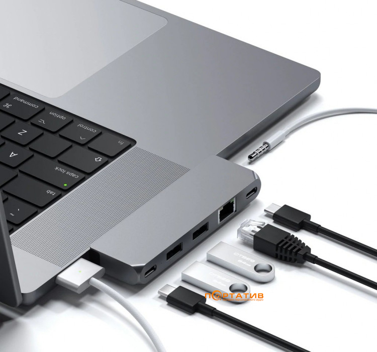 Satechi USB-C Pro Hub Mini Space Gray (ST-UCPHMIM)