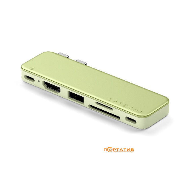 Хаб Satechi USB-C Snap Hub Multiport Citrus (ST-HUSNY)