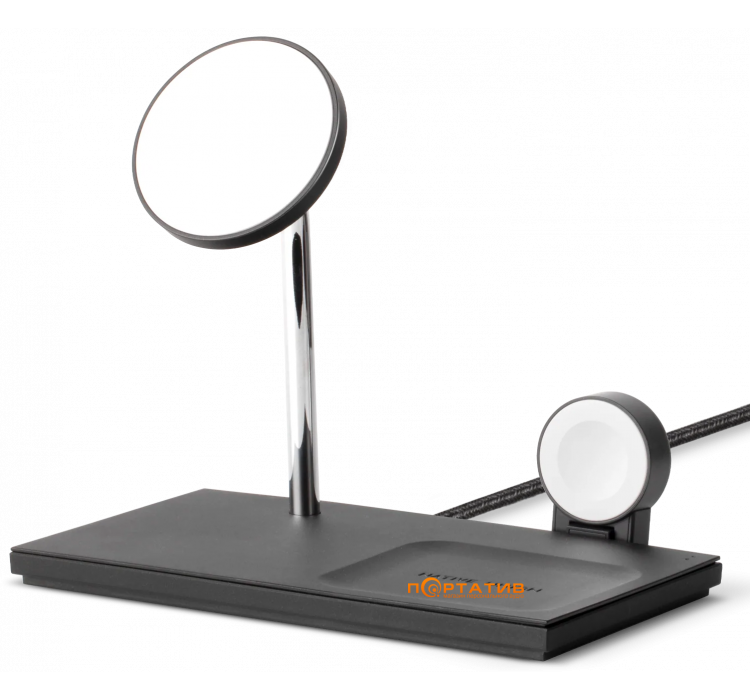 Беспроводное зарядное устройство Native Union Snap 3-in-1 Magnetic Wireless Charger Black (SNAP-3IN1-BLK-EU)