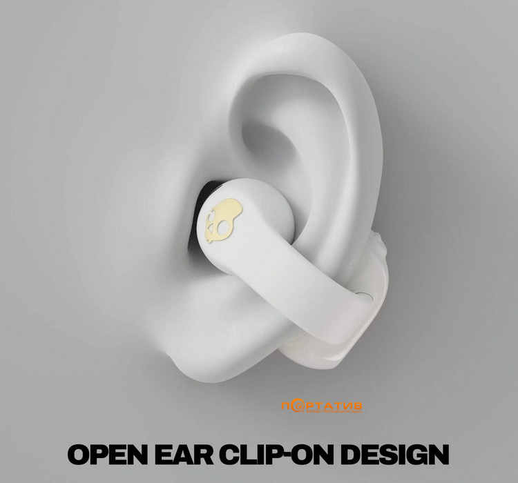 Наушники Skullcandy Push 720 Open Ear Bone/Gold (S4EOW-T022)