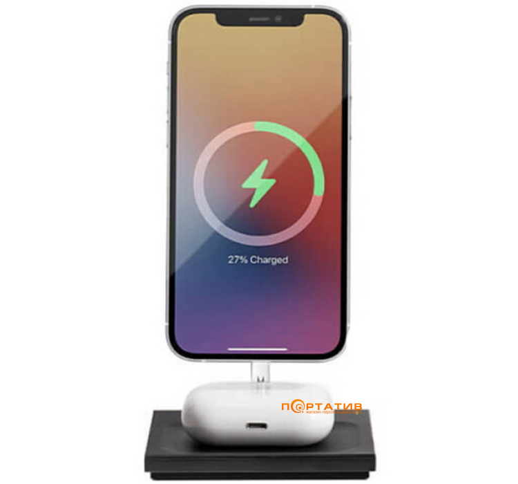 Native Union Snap 2-in-1 Magnetic Wireless Charger Black (SNAP-2IN1-WL-BLK)