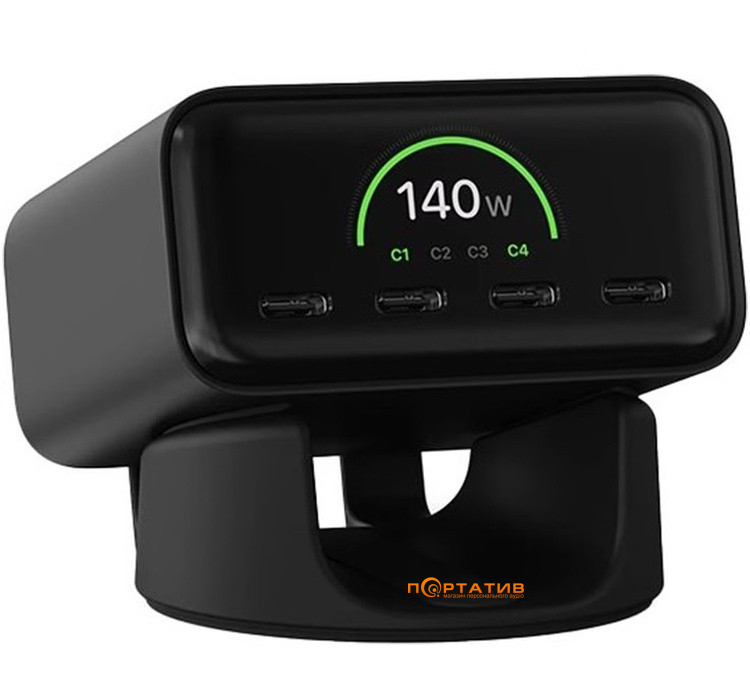 Зарядное устройство Satechi ChargeView 140W Desktop Black (ST-C4CV140C-EU)