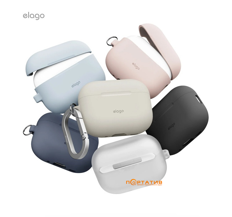 Чохол Elago Silicone Hang Stone for Airpods Pro 3rd Gen (EAPP3SC-HANG-ST)