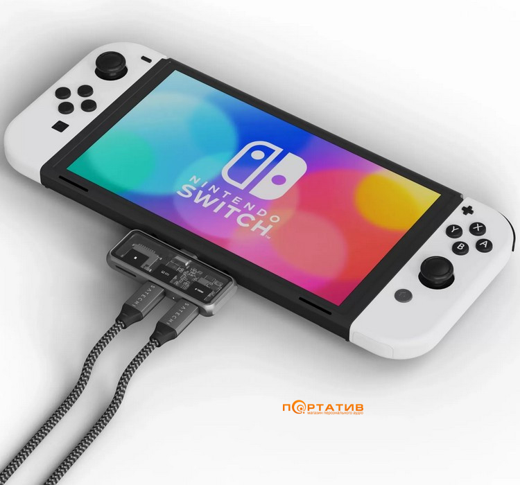 Хаб Satechi Mobile XR Hub with Audio Space Grey (ST-HXRSDM)