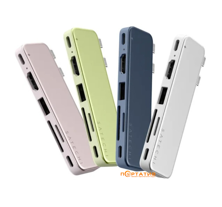 Хаб Satechi USB-C Snap Hub Multiport Citrus (ST-HUSNY)