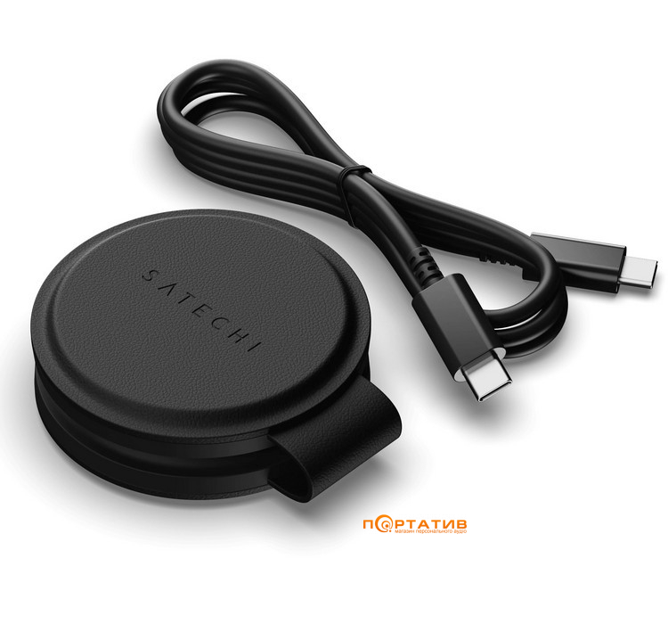 Беспроводное ЗУ Satechi OntheGo 2-in-1 Wireless Charger Black (ST-QTG21K)