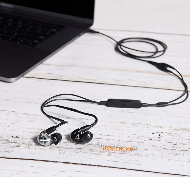 Наушники Shure AONIC 4 Black (SE42HYBK+UNI-EFS)
