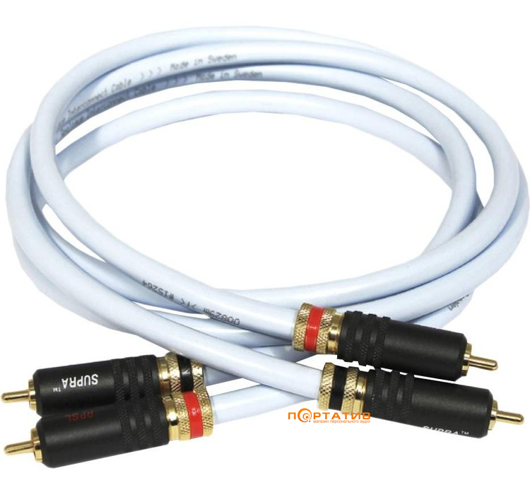 Кабель аналоговий Supra EFF-ISL RCA Audio 2m (1001901261)