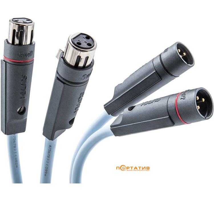 Кабель аналоговый Supra EFF-IXLR XLR Audio 0.75m (pair) (1001900198)
