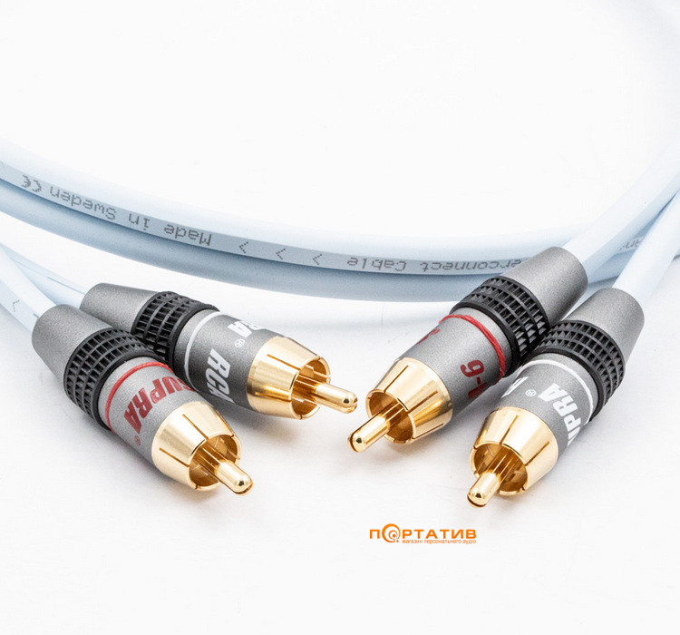 Кабель аналоговый Supra Dual RCA Audio 1.5m (1001910072)