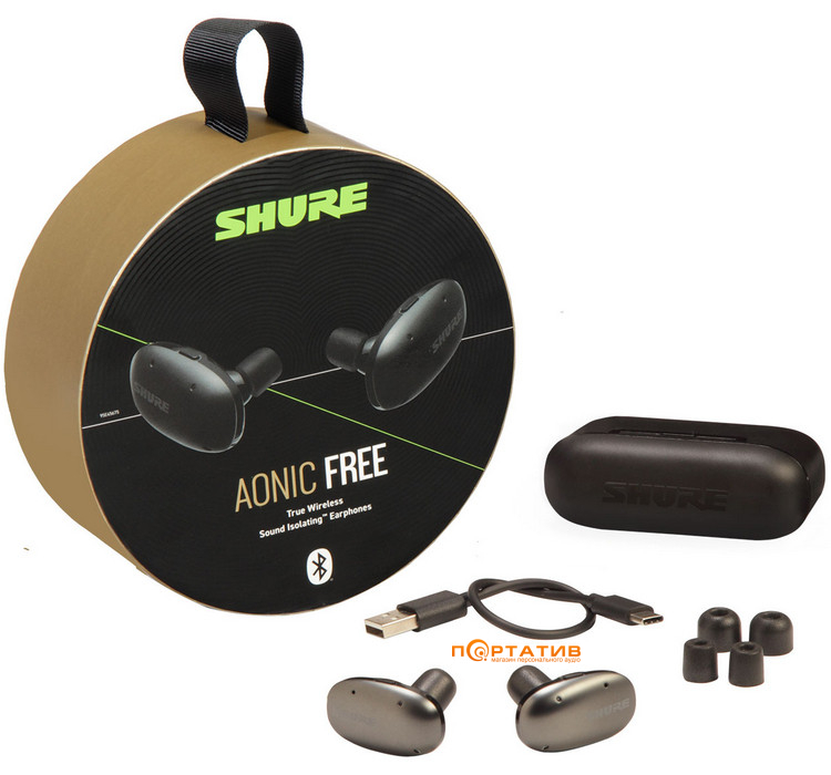 Навушники Shure AONIC Free Graphite