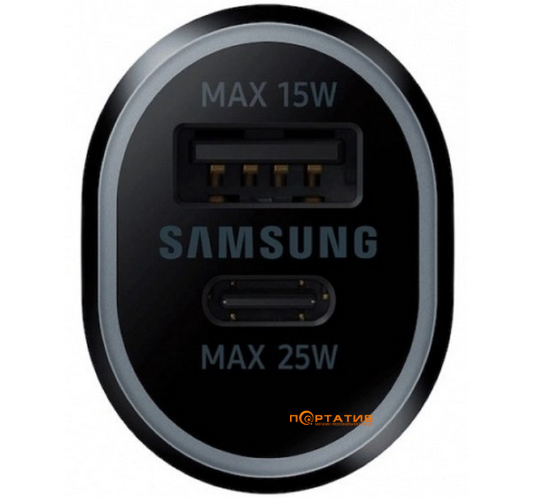 АЗУ Samsung 40W Car Charger (w/o Cable) Black (EP-L4020NBEGRU)