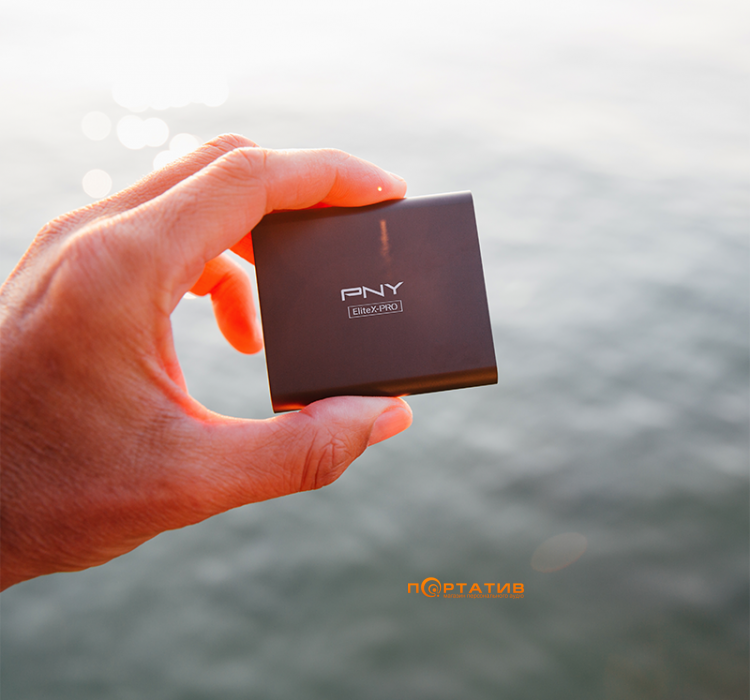 SSD накопичувач PNY EliteX-PRO 1TB USB 3.2 Gen 2x2 Type-C Portable (PSD0CS2260-1TB-RB)