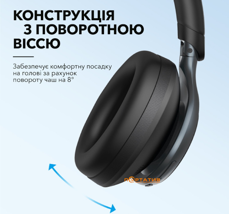 Навушники  Anker SoundCore Space One Jet Black