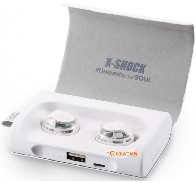 Soul X-Shock Absolutely True Wireless Earphones White