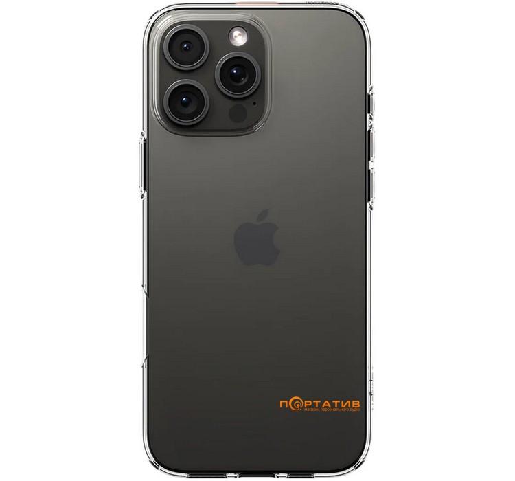 Чехол Spigen для Apple iPhone 16 Pro, Liquid Crystal, Crystal Clear (ACS08112)