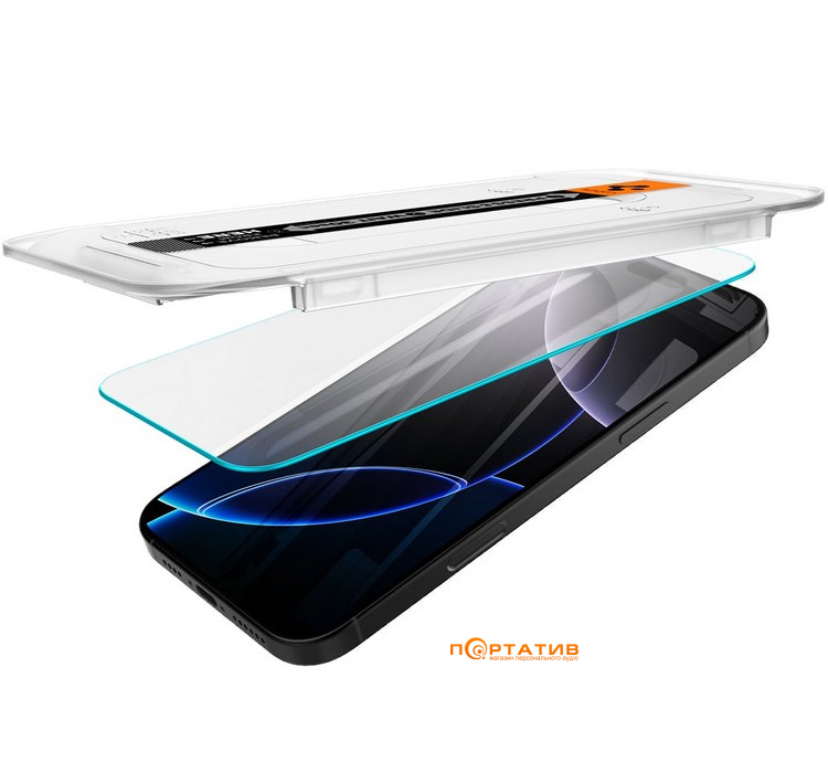 Защитное стекло Spigen для Apple iPhone 16 Pro Glas.tR EZ Fit 2-Pack (AGL07928)