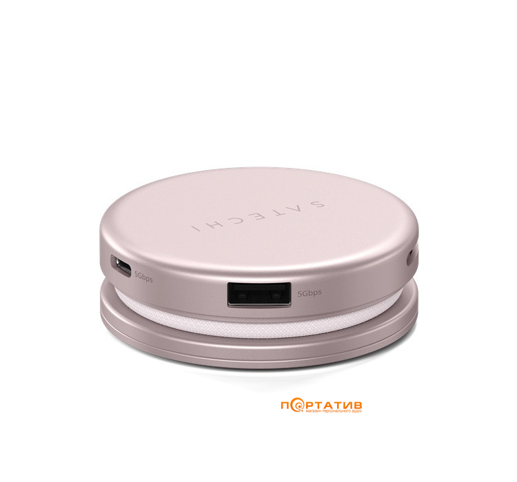 Хаб Satechi OntheGo 5-in-1 USB-C Multiport Blush (ST-POTG5P)