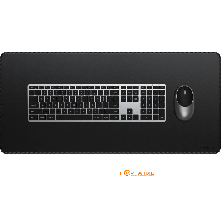 Настольний коврик Satechi Vegan Leather Desk Mat Black (ST-LPDMK)