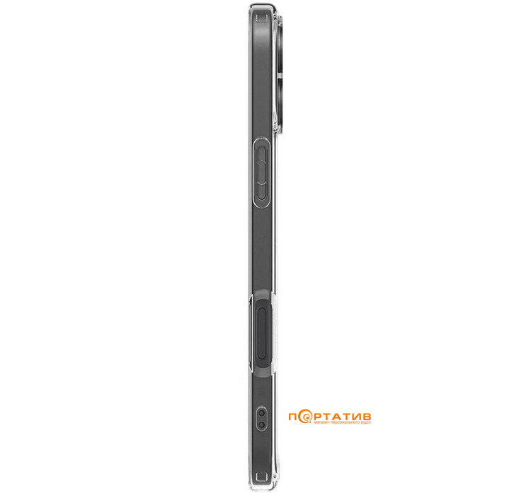 Чохол Spigen для Apple iPhone 16, Ultra Hybrid, Crystal Clear (ACS08197)