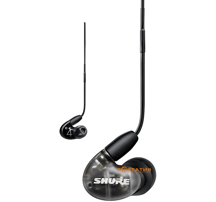 Наушники Shure AONIC 4 Black (SE42HYBK+UNI-EFS)