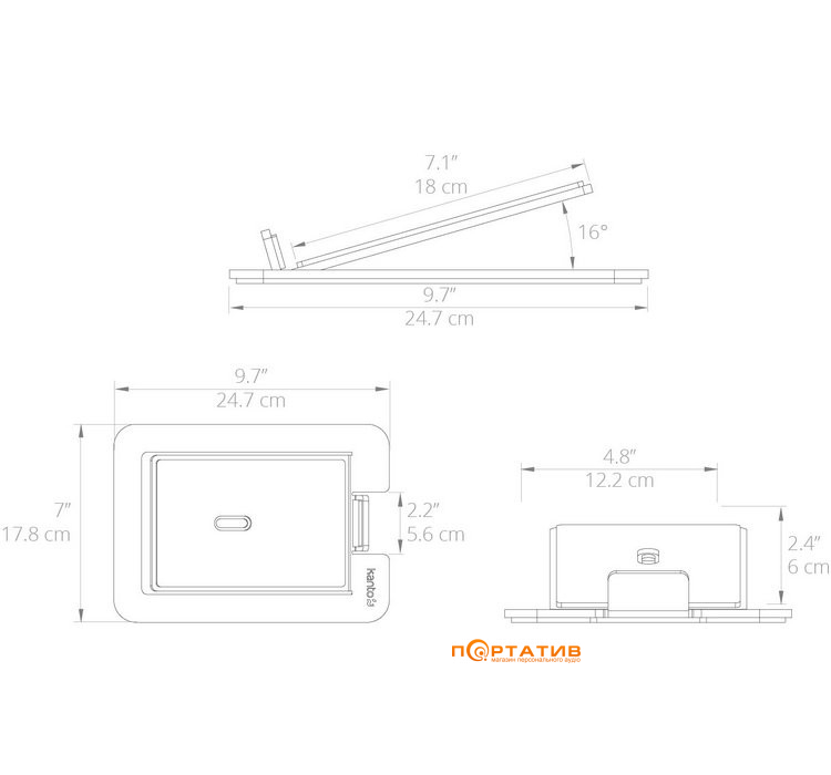 Стійки Kanto S6 Large Desk Top Speaker Stands White (S6W)