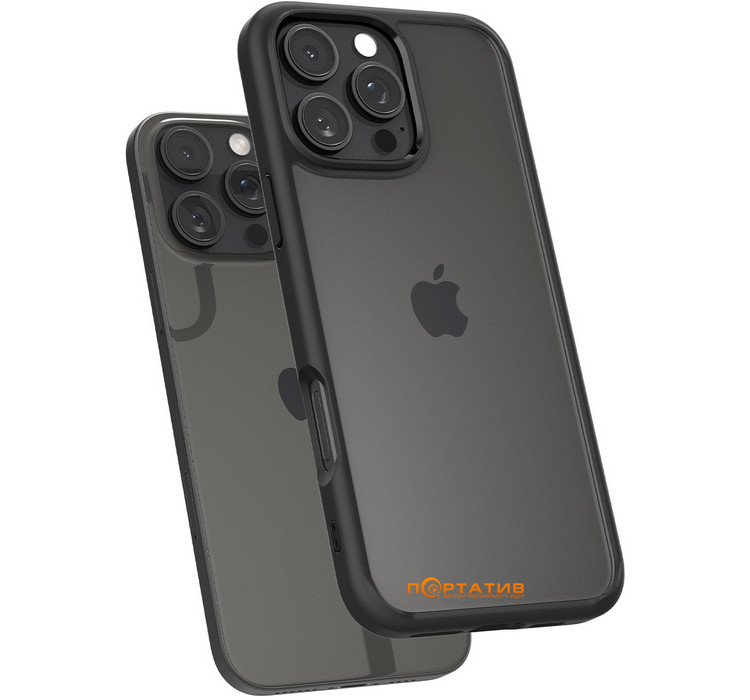 Чохол Spigen для Apple iPhone 16 Pro, Ultra Hybrid, Matte Black (ACS08125)