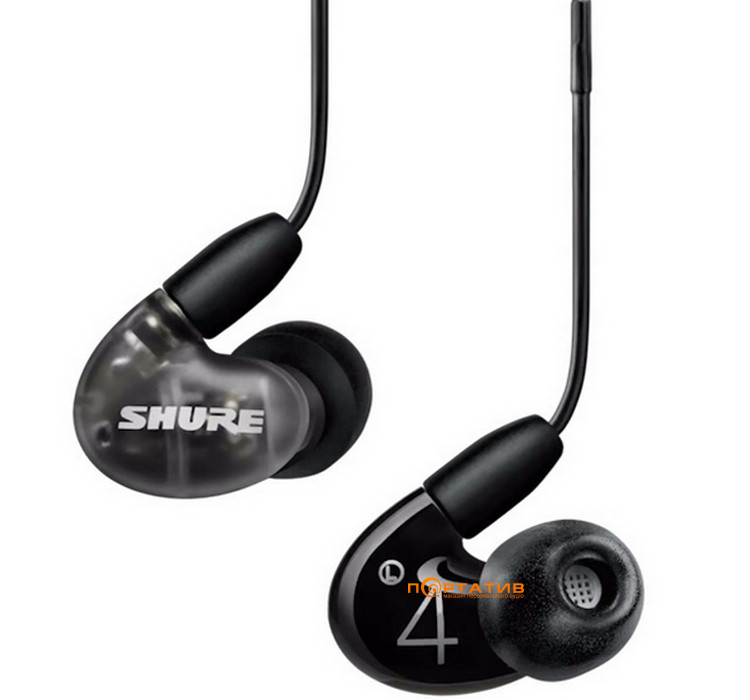 Наушники Shure AONIC 4 Black (SE42HYBK+UNI-EFS)