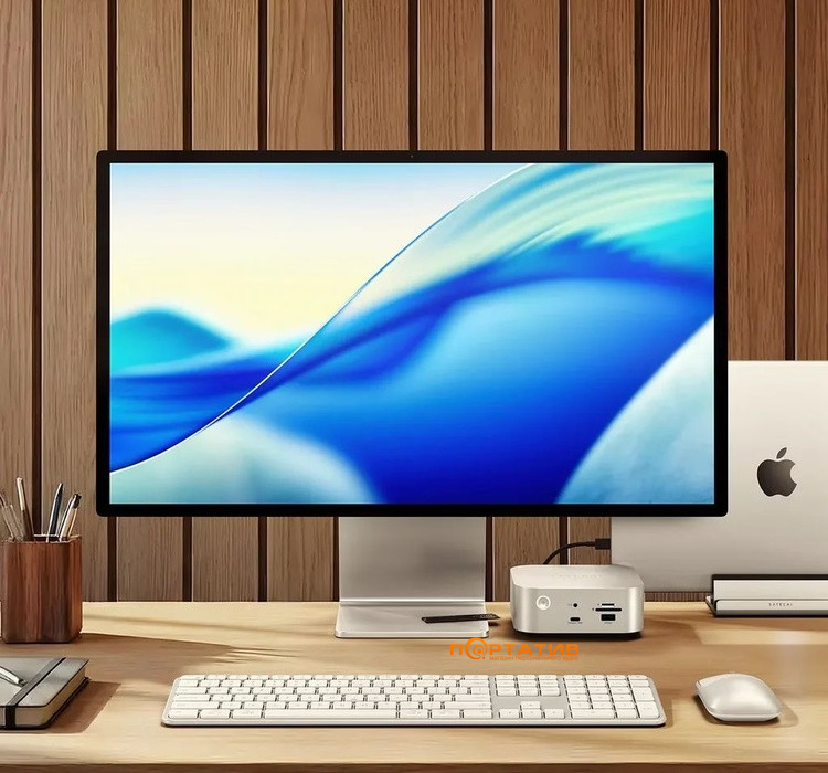 Док-станция Satechi Thunderbolt 5 CubeDock Station with SSD Enclosure Silver (ST-DT5CES-EU)