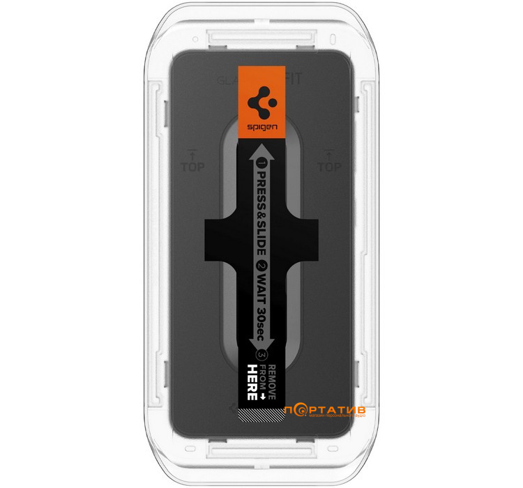 Защитное стекло Spigen для Samsung Galaxy S24 tR EZ Fit HD 2-Pack (AGL07440)