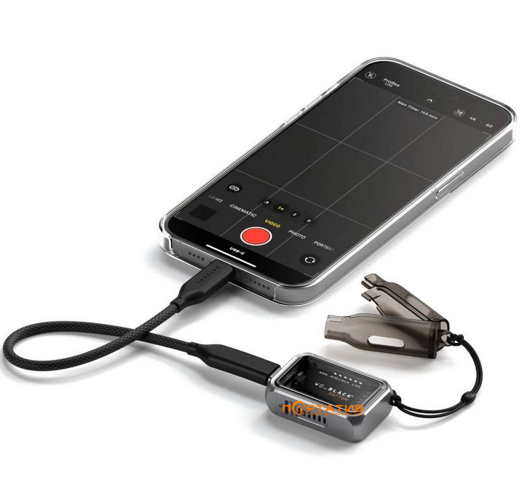 Внешний карман Satechi Mini NVMe SSD Enclosure Space Grey (ST-E2230M)