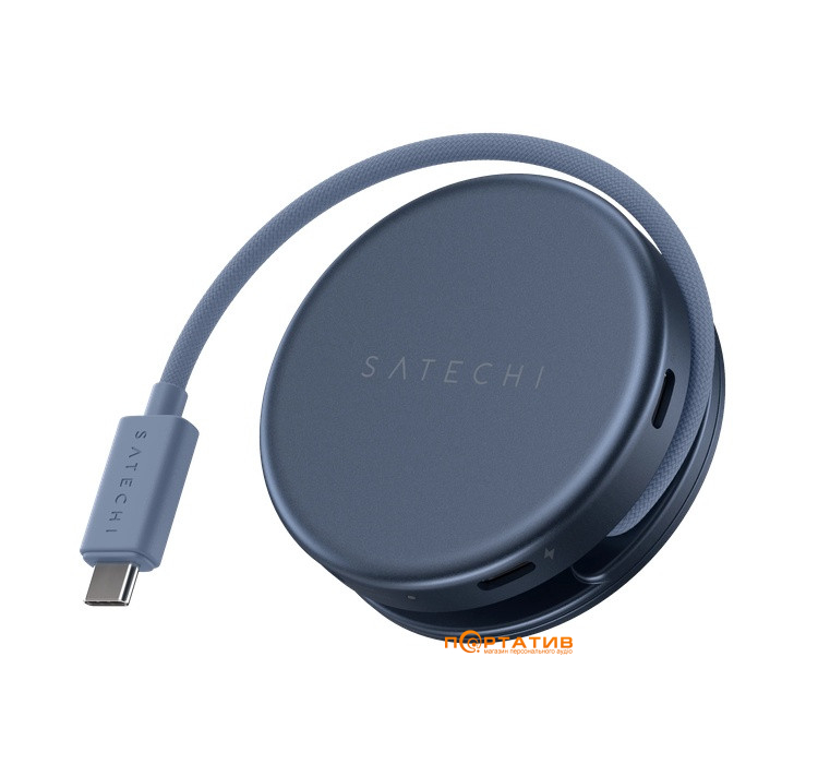Хаб Satechi OntheGo 5-in-1 USB-C Multiport Indigo (ST-POTG5B)