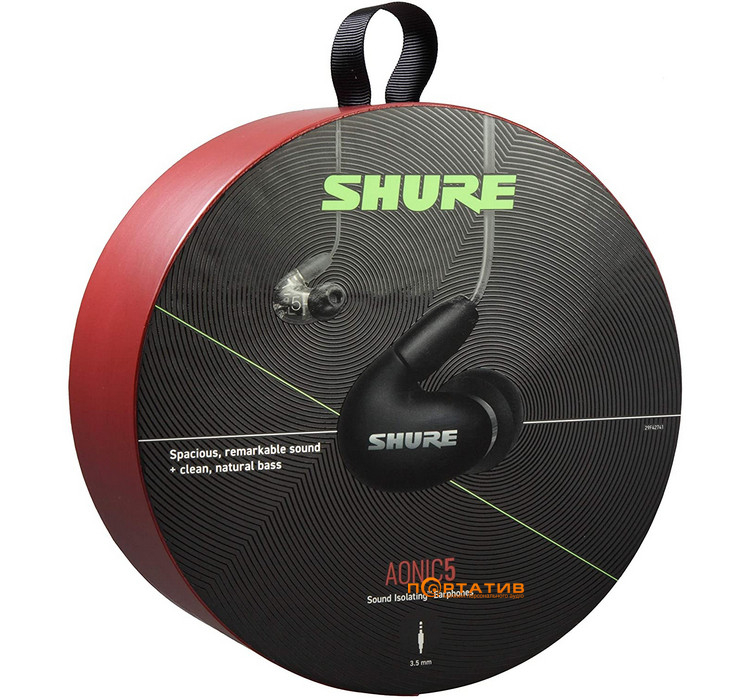 Наушники Shure AONIC 5 Black (SE53BABK+UNI-EFS)