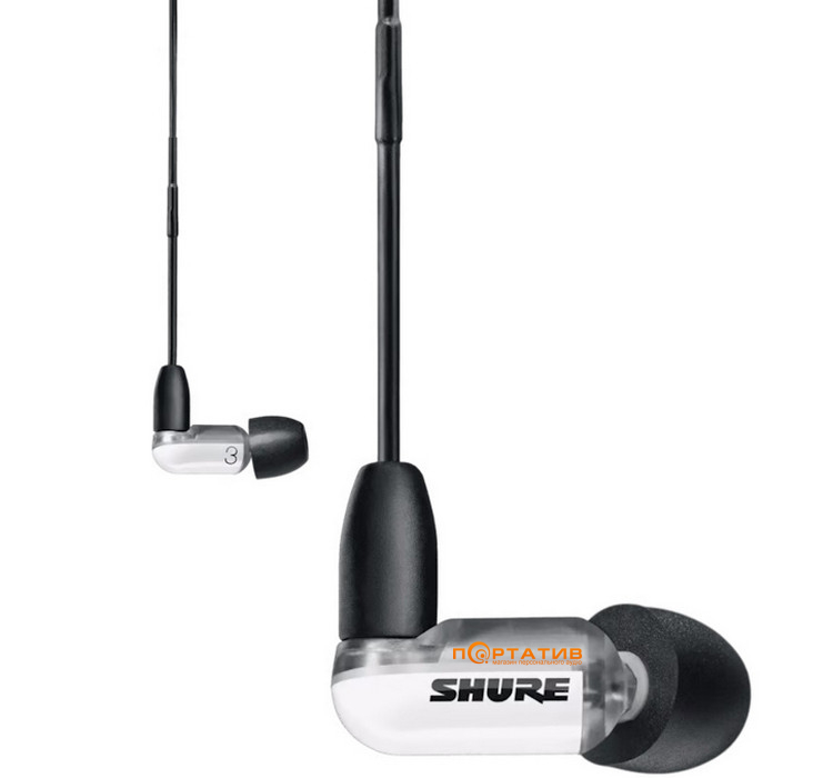 Наушники Shure AONIC 3 White  (SE31BAWUNI-EFS)
