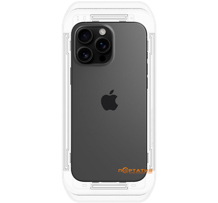 Защитное стекло Spigen для Apple iPhone 16 Pro Glas.tR EZ Fit 2-Pack (AGL07928)