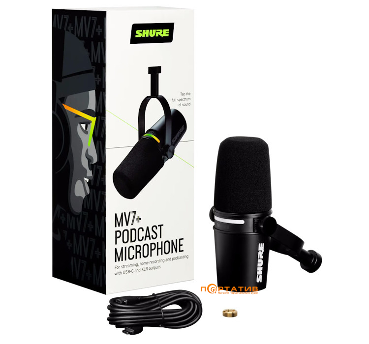 Микрофон Shure MV7+