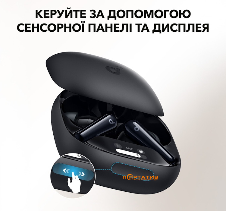 Навушники Anker SoundCore Liberty 4 Pro Black купити в Києві