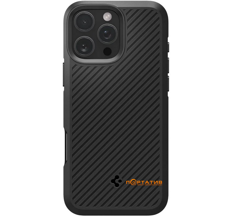 Чехол Spigen для Apple iPhone 16 Pro, Core Armor, Matte Black (ACS08157)