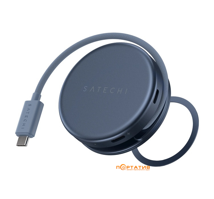 Хаб Satechi OntheGo 5-in-1 USB-C Multiport Indigo (ST-POTG5B)