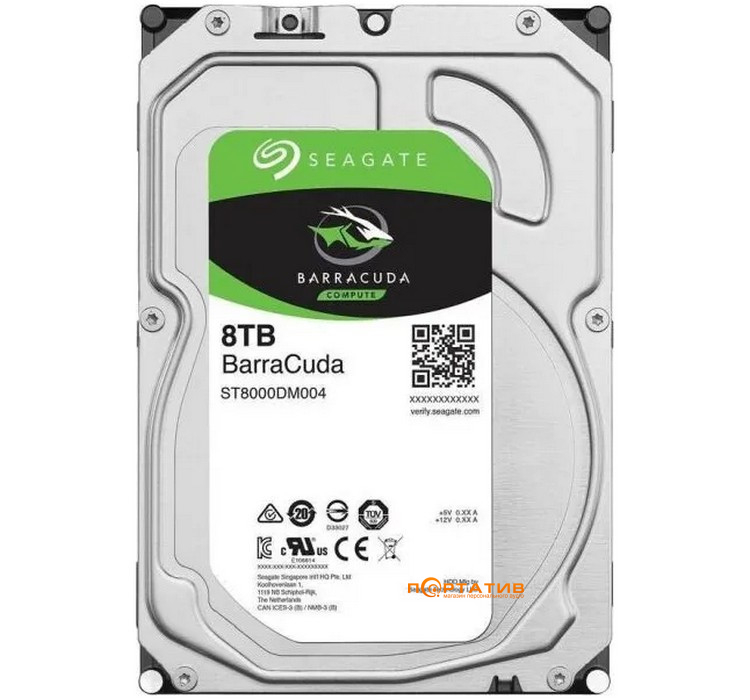 Жесткий диск Seagate BarraCuda 8TB 3,5
