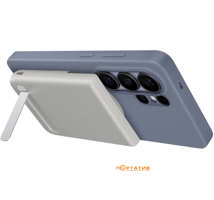 Зовнішній акумулятор Samsung Magnet Wireless Battery Pack 5000mAh 25W Gray (EB-U2500XJEGWW)