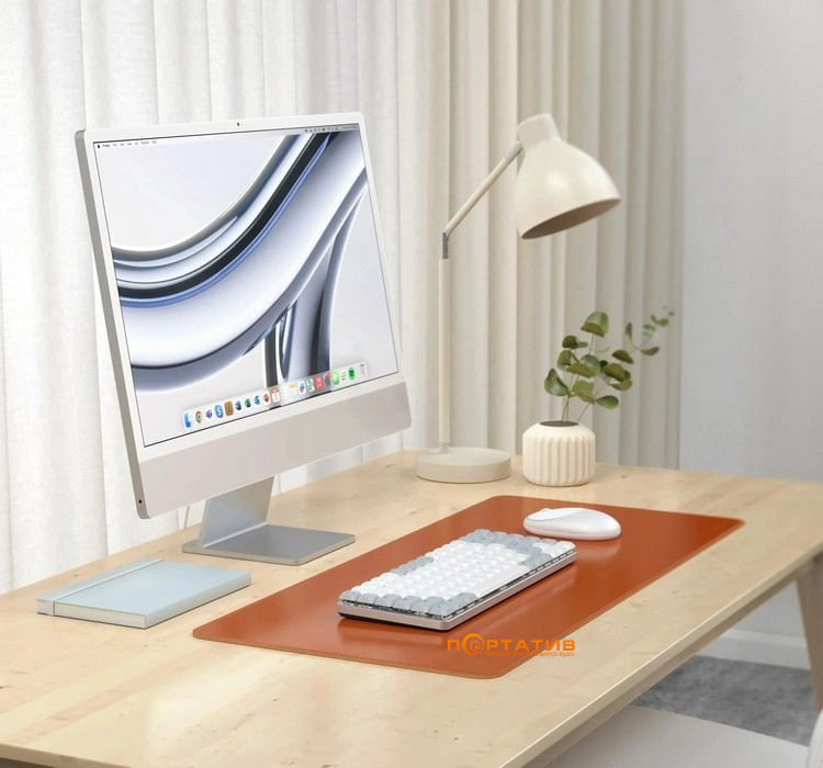 Настольний коврик Satechi Vegan Leather Desk Mat Brown (ST-LPDMN)